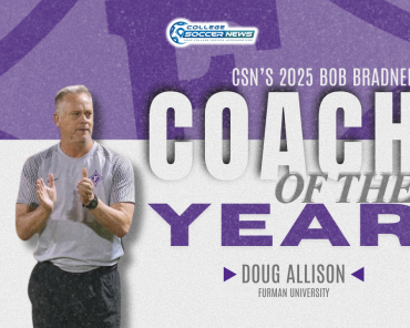 The College Soccer News’ 2025 Bob Bradner Coach of the Year: Doug Allison